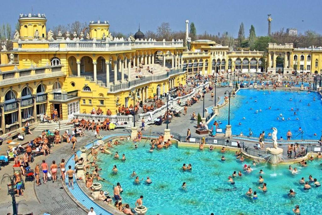 Cozy Budapest Vacation Studio Relax Close Spa Exteriör bild