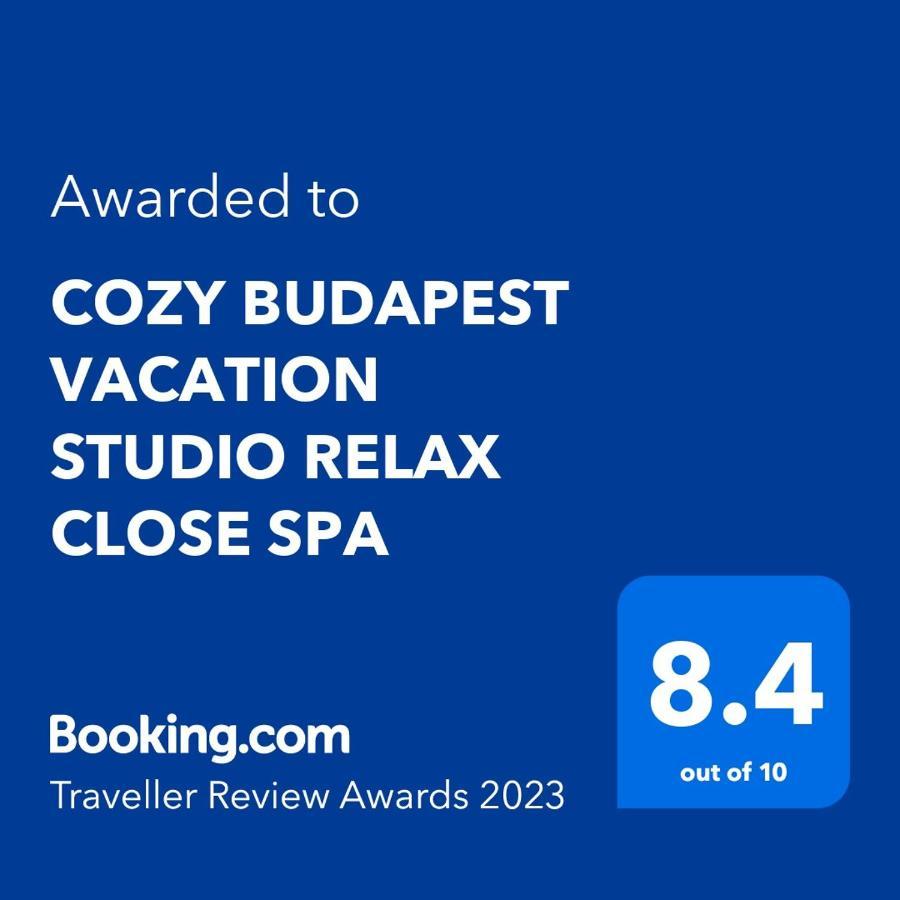 Cozy Budapest Vacation Studio Relax Close Spa Exteriör bild